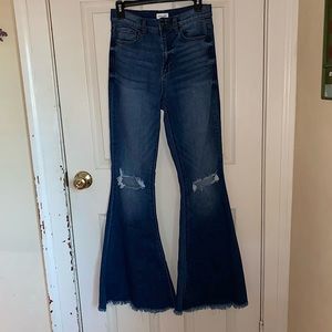 Sneak Peek Wide Leg/ Bell bottom jeans - new with tags!